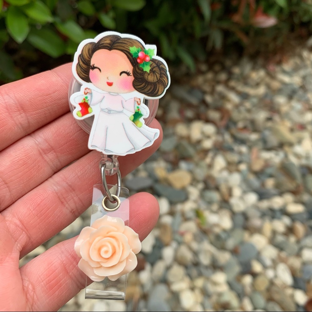 Christmas Badge Holder